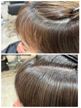 アールヘアー(ar hair) 【白髪ぼかし】ツヤ髪カラー