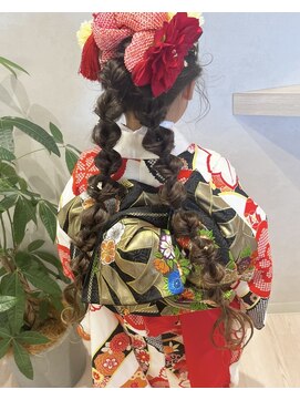 リンク(Link) 【Link】ポニーツインアレンジ/ヘアアレンジ/ヘアセット/卒業式