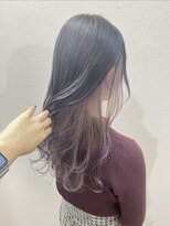 プラム(plum.)&nbsp;ホワイトラベンダーインナーカラー