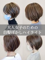 マム(hair dresser's Mum)&nbsp;【髪質改善でー5歳】30/40/50代人気★レイヤーカット白髪ぼかし
