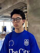 スパイキーショートピンパーマ