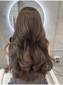 ブリーチなしシルバーアッシュベージュミルクティーグレージュ