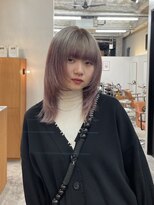 ニール 名古屋 伏見 丸の内(NEELU)&nbsp;【Neelu_manaca】pink×beigeルーツカラー