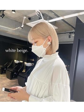 ノエ 心斎橋(Noe) 髪質改善/心斎橋美容室/大阪ハイトーン/ベージュカラー