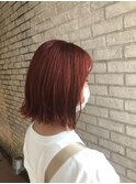 外ハネスタイル