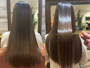 color&treatment Roots 髪質改善 縮毛矯正