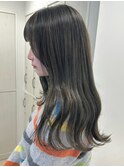オリーブグレージュブリーチなしニュアンスカラーブルージュ