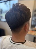 ソフモヒショート　ニュアンスパーマ