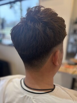 みどり屋 ソフモヒショート ニュアンスパーマ