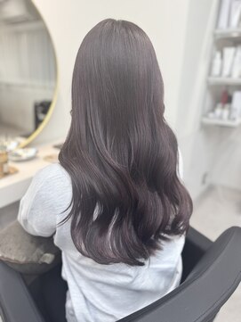 クアン(Cuan) ダークパープルロング