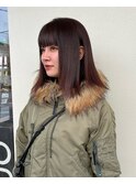 ［木村美容店］　ショコラブラウン　ブラウンカラー