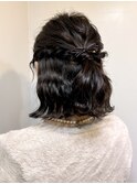 【Lilly渋谷】#ヘアセット#ヘアアレンジ#ハーフアップ#シニヨン