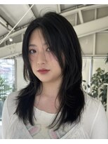 アクアオモテサンドウ(ACQUA omotesando) bレイヤーカットハッシュカットロングレイヤーウルフカット