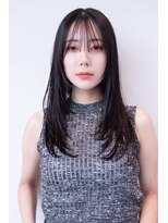 エースハバナ 渋谷(1 HAVANA) ミディアムレイヤー/20代30代大人かわいい/オリーブグレージュ