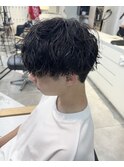 波巻きパーマ　シャドウパーマ　吉祥寺　メンズパーマ　メッシュ