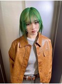 ミニウルフカットロングウルフレイヤーショートウルフ40代
