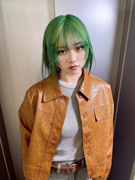 パレット 難波(Palette) ミニウルフカットロングウルフレイヤーショートウルフ40代