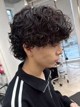 フィフス 天神大名(fifth) スパイラルパーマ×マッシュスタイルでおしゃれな雰囲気に◎