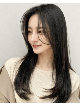 ハム 立川(hum) ココアベージュ/オリーブグレー/小顔/黒髪[立川/髪質改善]