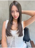 H【eitf】　原宿　表参道　レイヤーカット/オリーブベージュ