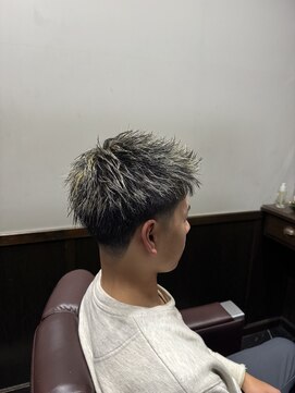 ヒロギンザ 横浜店(HIRO GINZA) テーパーフェード × スパイキー × メッシュ