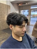毛流れセンターパート