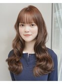 韓国/顔まわり/レイヤーカット/ベージュ/ブリーチなし