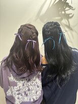 ゼストララ(ZEST Lara) ライブ用お揃い双子ヘアアレンジ【aika】【吉祥寺】