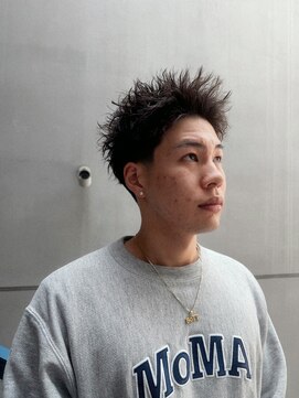 レンゲン(LENGEN) メンズパーマフェードバーバーツイスト理容室カット