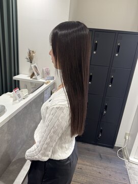 パトゥ 烏丸(patou) 髪質改善トリートメント 酸性ストレート【岡田優里】