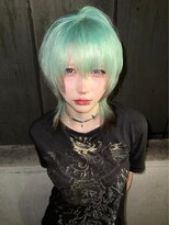ハコ プラス(HACO+)&nbsp;【Haco+】Leo_ウルフショートレイヤー_ダブルカラー