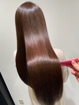 モールヘア 武庫之荘店(MOOL hair)&nbsp;髪質改善／ブラウンのツヤが映えるロング