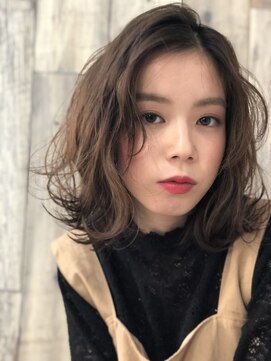 アルベロ(albero) ☆コンテスト入賞☆ボブ×ラフ×パーマ【albero山崎愉美】