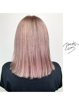 パドトロワ(Pas de trois) 新潟×ホワイトピンクベージュ×夏のハイトーンカラー