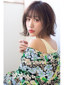 クラン(clan) 大人かわいいフリンジウェーブボブ