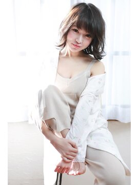 ラフィス ヘアー センス 広島袋町店(La fith hair SEnSE) 【La fith】 トレンド☆ミディアムスタイル