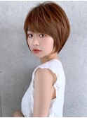 ●大人かわいい小顔ショートボブショートヘア30代40代50代表参道
