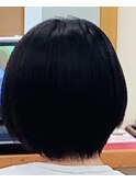 キッズのガーリーショートヘアー