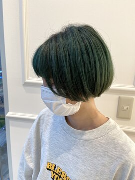 ニューヨークニューヨーク ピオレ姫路店(NYNY) 学割U24【ブリーチ】丸みショート