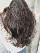 ザ キャンバス ミヤザキツネヒサ(THE CANVAS 宮崎恒久)&nbsp;ベージュカラー＿3Dハイライト__ラフカール＿ロングbasi