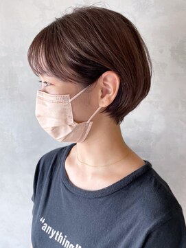 アイティーバイアルバム 下北沢店(IT by ALBUM) 丸みショート_ショコラベージュボブルフベビーバング_ba346681