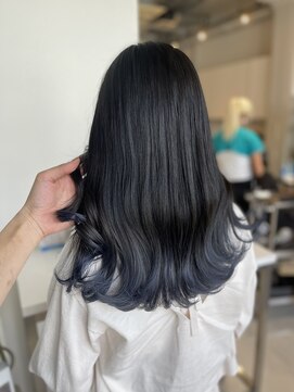 アライブ ハラジュク(ALIVE harajuku) ブルーシルバーグラデーションryota