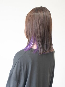 リアン(LIEN) インナーカラー×パープル