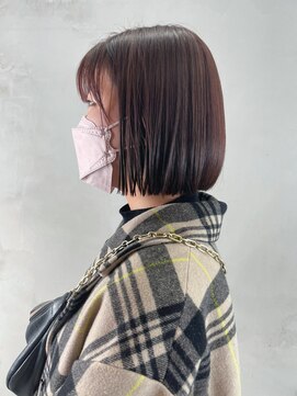 アルバム 渋谷パルコ(ALBUM) ラベンダーボブ_グレージュカラーボブウルフ_ba368153