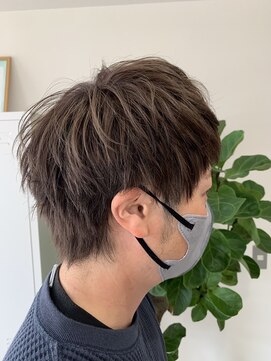 メロウ(mellow) ダブルカラー×グレージュ