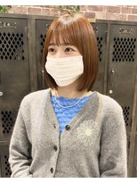 ネウィ ジャム 町田(newi JAM)&nbsp;ボブ/オレンジカラー/髪質改善/ヘルシースタイル