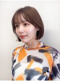 内巻きボブ