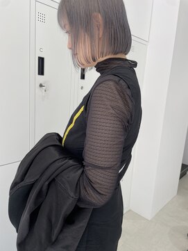 ノーム(NORME) 人気order＊大人ベージュ×切りっぱなしボブ　担当" non "