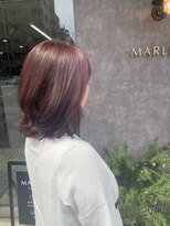 マーレ(MARLE./)&nbsp;レッドブラウン×ピンクインナー
