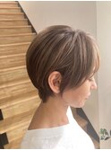 白髪ぼかし＊スライシング